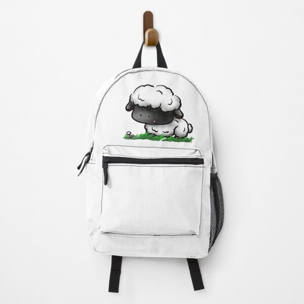 Item preview, Blacknose sheep and mushroom cartoon illustration designed and sold by CuteLemon00.