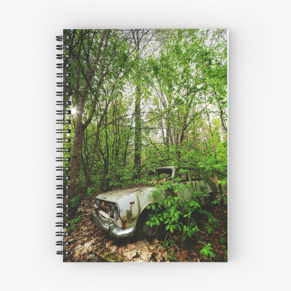 Item preview, 15.5.2026: Abandoned Car In The Forest designed and sold by Petri Volanen.