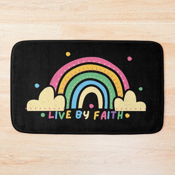 Item preview, Live By Faith – Christian Scripture Inspiration Quote designed and sold by Verse & Vibes.