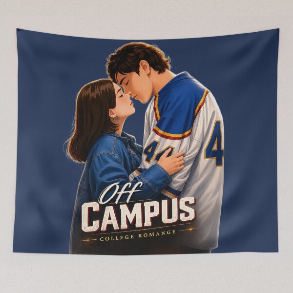 Item preview, Off Campus College Romance Illustration designed and sold by THE JIZU SHOP.