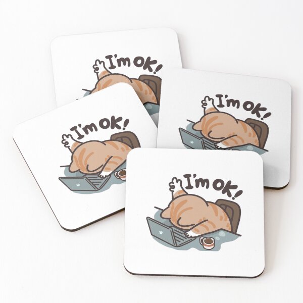 Item preview, Cute “I Am OK Tired” Design designed and sold by Siddhika06.
