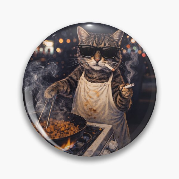 Artikelvorschau, Katzen kochen entworfen und verkauft von mahoganiart.