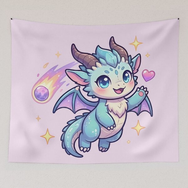 Item preview, Starlight Dragon Cute Fantasy designed and sold by StarlitNest.