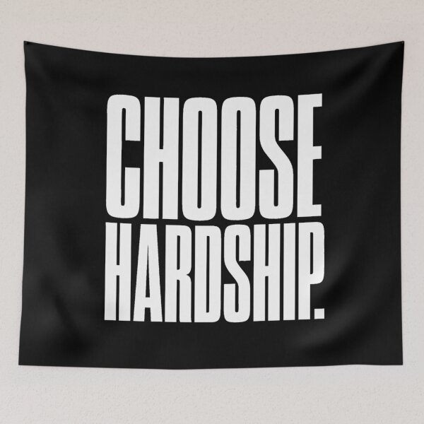 Item preview, Voluntary Hardship Heavy Iron Tee designed and sold by PhylonBoxx.