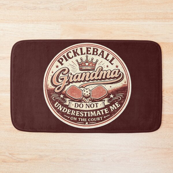 Item preview, Pickleball Grandma Do Not Underestimate Me – Funny Vintage Badge | Pickleball Grandma Gift designed and sold by irfanshikh.