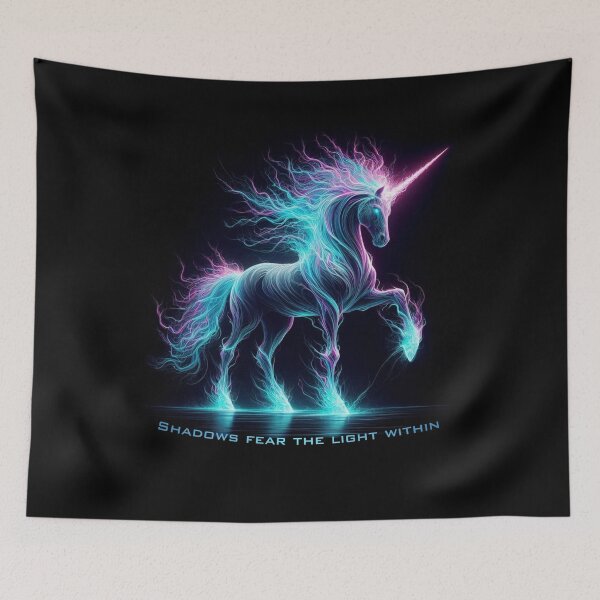 Item preview, Aethericorn: Magical Leyline Unicorn Fantasy Art Graphic designed and sold by Chronicles_Of_Fauna.
