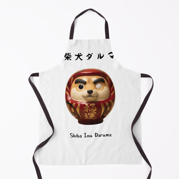Item preview, Shiba Inu Daruma — Japanese Good Luck Doll Fuku-Un Charm designed and sold by CoolyJapan.