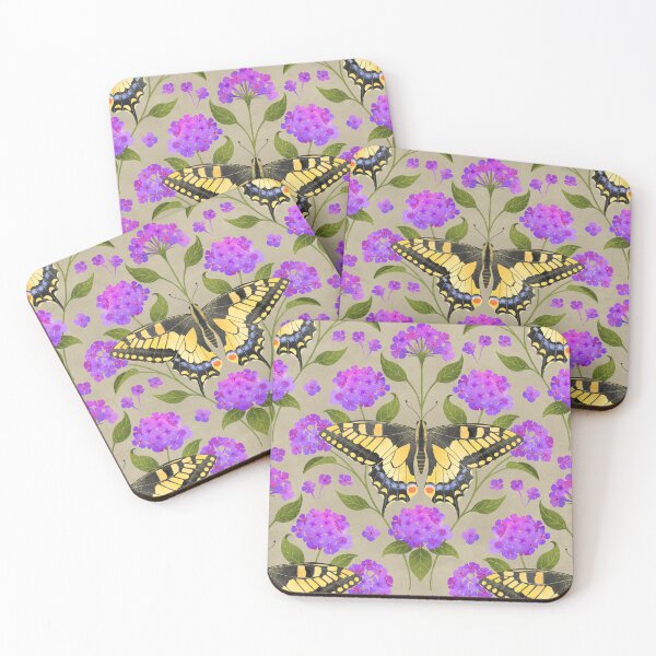 Item preview, Swallowtail Butterfly and Lantana designed and sold by Caitie-M.