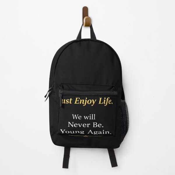 Item preview, Just Enjoy Life Minimalist Typography designed and sold by CrazyRedBubble1.