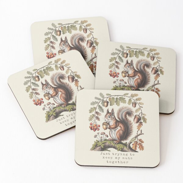 Item preview, Tytuł: Just Trying To Keep My Nuts Together Funny Squirrel Pun designed and sold by AlexandraSand.