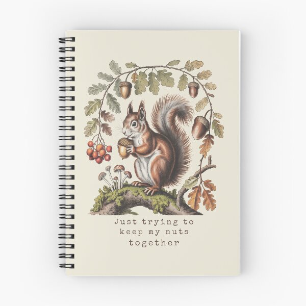 Item preview, Tytuł: Just Trying To Keep My Nuts Together Funny Squirrel Pun designed and sold by AlexandraSand.