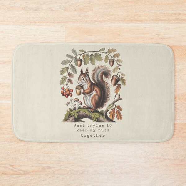 Item preview, Tytuł: Just Trying To Keep My Nuts Together Funny Squirrel Pun designed and sold by AlexandraSand.