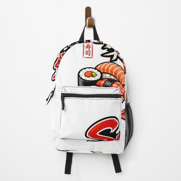 Item preview, Cartoon Sushi Rules Japanese Food Design designed and sold by ziblod.