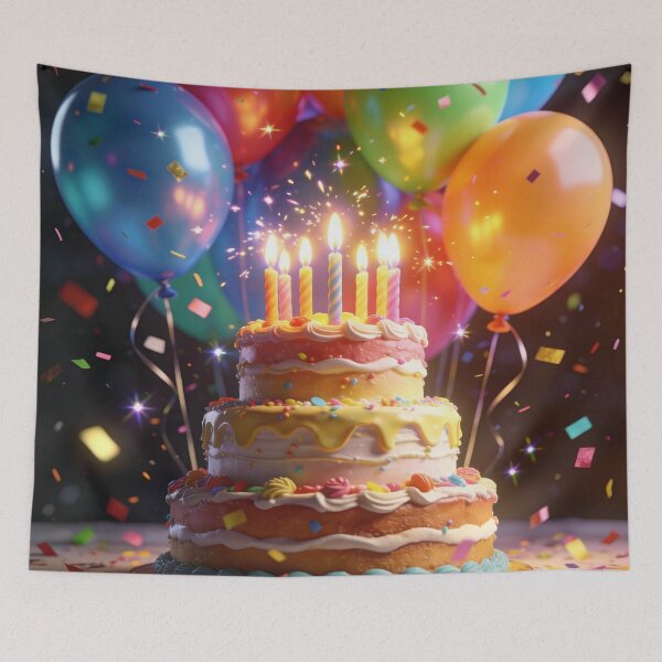 Item preview, Birthday Cake designed and sold by AwesomeDigiShop.