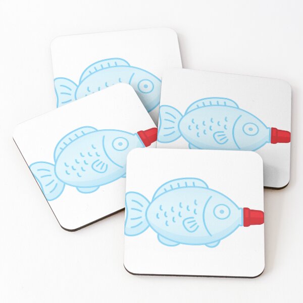 Item preview, Soy Sauce Fish Bottle designed and sold by GoGoPotatoPrint.