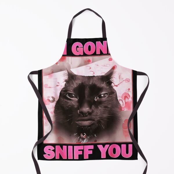 Item preview, I'm Gonna Sniff You Funny Cat Meme Feline Humor designed and sold by SanTiOmal.