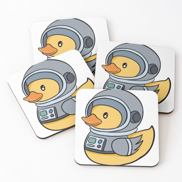 Item preview, Cute Astronaut Rubber Duck - Funny Ducky Space Exploration Art designed and sold by LYAN-STORE.
