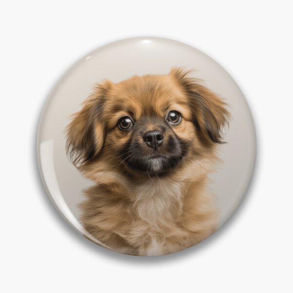 Item preview, Adorable Tibetan Spaniel puppy for Cute Tibbie puppy lovers designed and sold by LazyOwlStore.