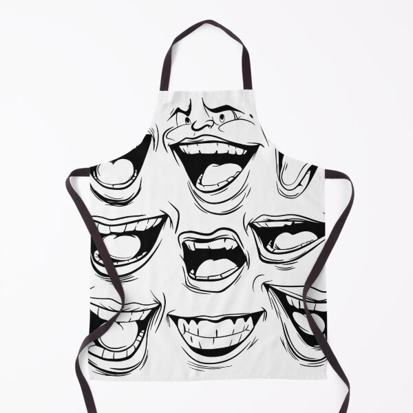 Item preview, Funny Cartoon Mouths Set - Expressive Laughing and Smiling Comic Expressions designed and sold by LYAN-STORE.