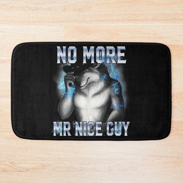 Item preview, No More Mr Nice Guy Wolf Bad Boy Quote designed and sold by SanTiOmal.