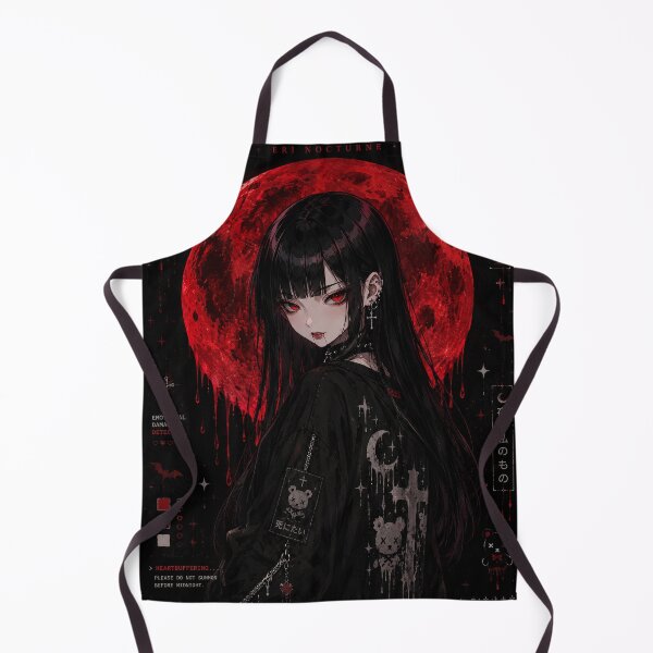 Item preview, Crimson Moon Gothic Anime Vampire designed and sold by HeyChickasClubX.