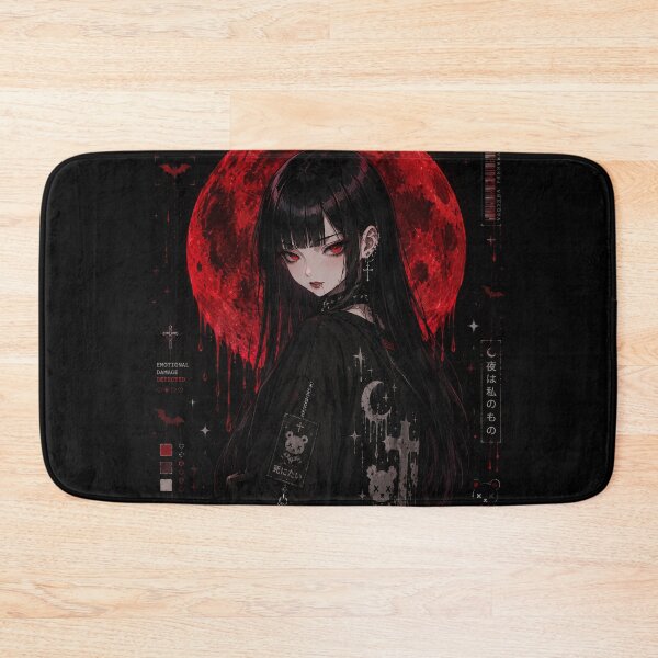 Item preview, Crimson Moon Gothic Anime Vampire designed and sold by HeyChickasClubX.