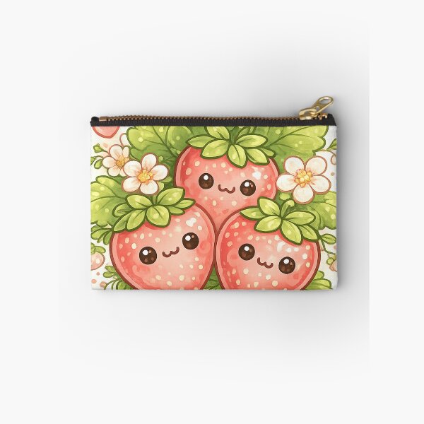 Item preview, Strawberry Garden – Cute Kawaii Fruit Sticker designed and sold by SaphireArt.