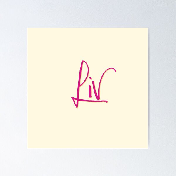 Item preview, LIV personalized type design designed and sold by CharlottePlaceArt.