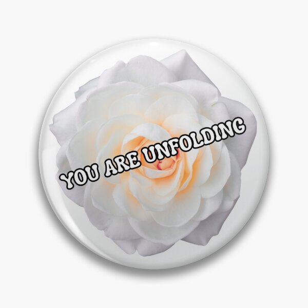 Item preview, You Are Unfolding Lavender Rose Quote | Soft Healing Floral Aesthetic Design designed and sold by Pandey14.