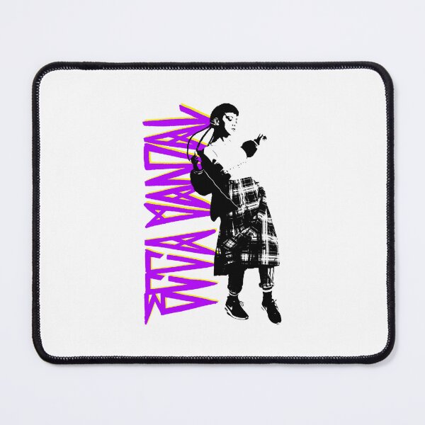 Item preview, Purple Typography of Woman Punk Rock Singer designed and sold by FourtyNinen.