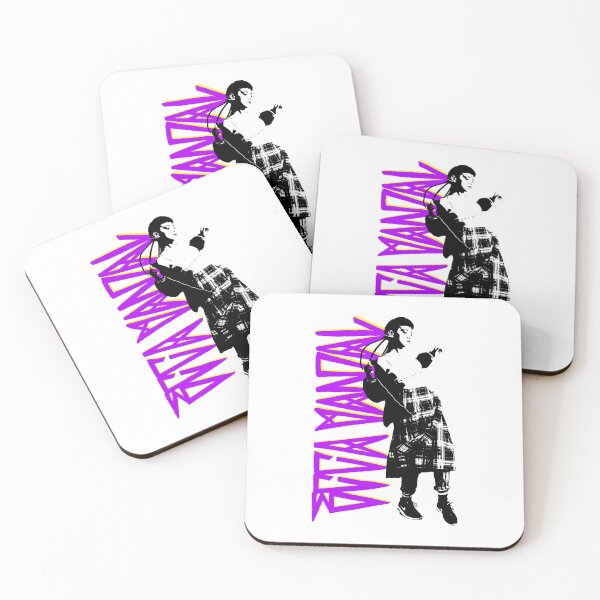 Item preview, Purple Typography of Woman Punk Rock Singer designed and sold by FourtyNinen.