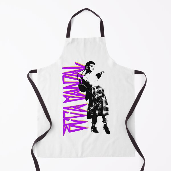 Item preview, Purple Typography of Woman Punk Rock Singer designed and sold by FourtyNinen.