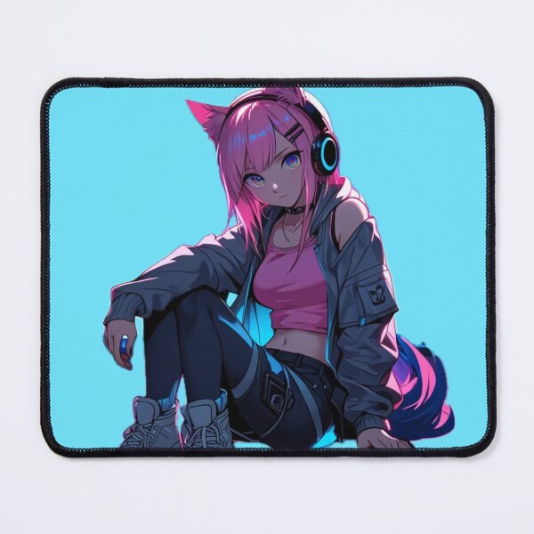 Item preview, Anime Catgirl Streetwear Neon Style designed and sold by AnimDream .