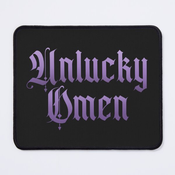 Item preview, Purple Unlucky Omen Text designed and sold by Wuhvly.