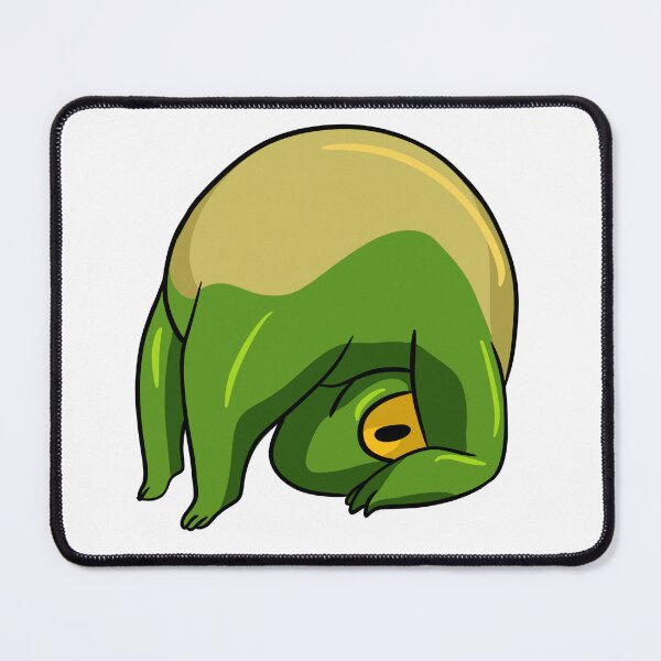 Item preview, Funny Yoga Frog Deep Stretch - Cute Green Toad Forward Fold Pose designed and sold by LYAN-STORE.