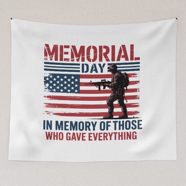 Item preview, Memorial Day In Memory of Those Who Gave Everything, Soldier designed and sold by TyraYoung.