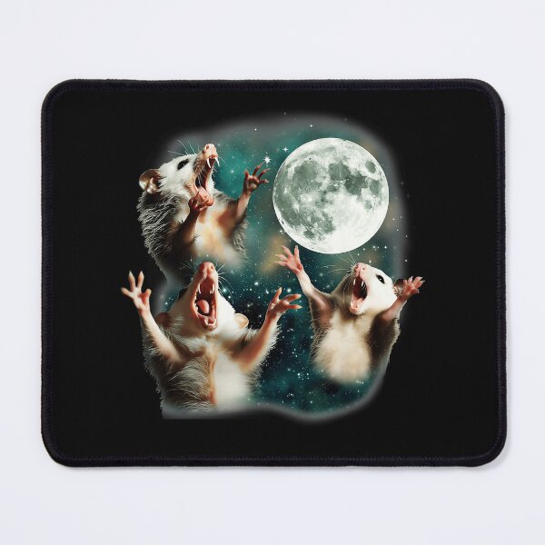 Item preview, Screaming Opossums Full Moon Wildlife Animal Lover designed and sold by SanTiOmal.