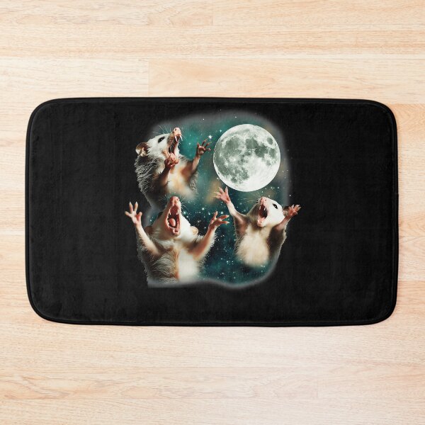 Item preview, Screaming Opossums Full Moon Wildlife Animal Lover designed and sold by SanTiOmal.