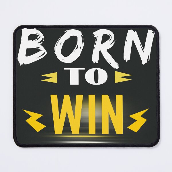 Item preview, Born To Win Typography T-Shirt Design designed and sold by aritu.
