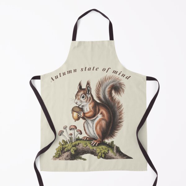 Item preview, Autumn State Of Mind Vintage Squirrel Botanical Illustration designed and sold by AlexandraSand.