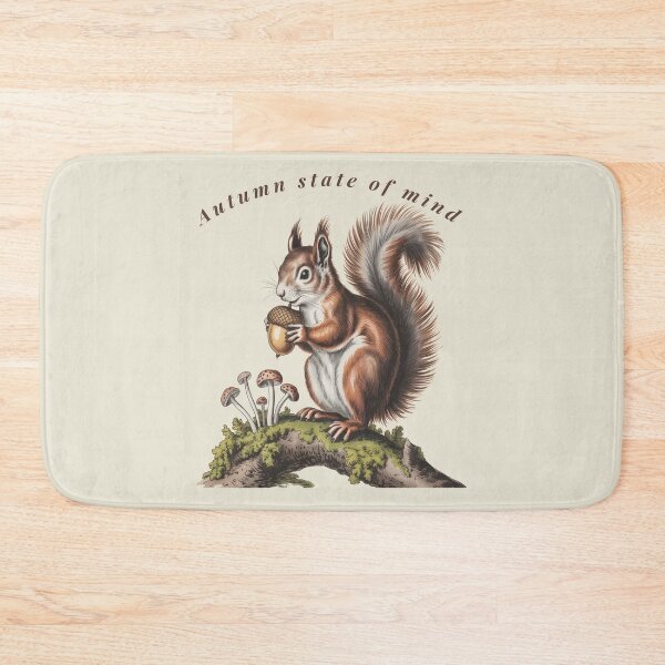 Item preview, Autumn State Of Mind Vintage Squirrel Botanical Illustration designed and sold by AlexandraSand.