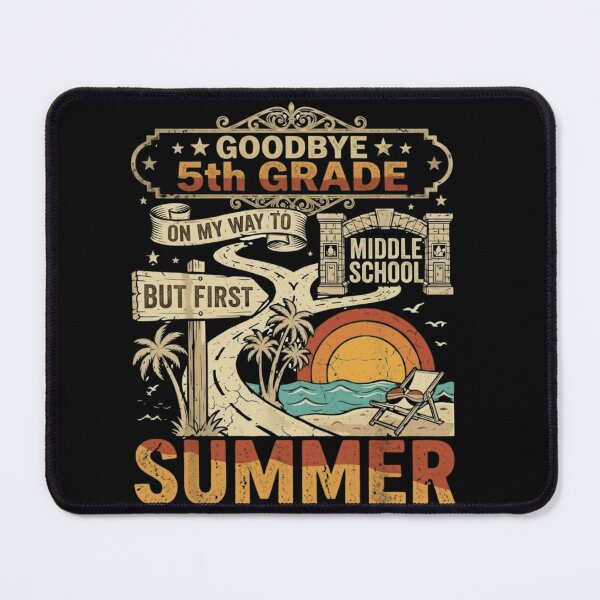 Item preview, Goodbye 5th Grade Hello Middle School But First Summer Vintage Sunset designed and sold by haitrieuic96.