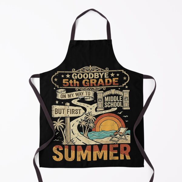 Item preview, Goodbye 5th Grade Hello Middle School But First Summer Vintage Sunset designed and sold by haitrieuic96.