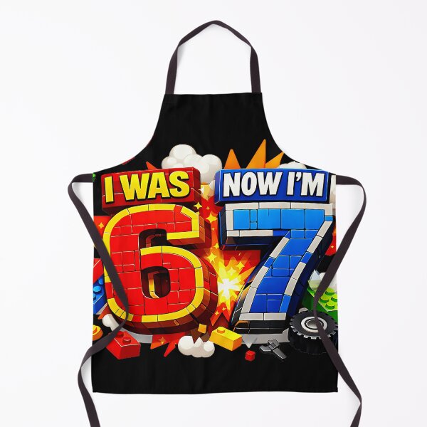 Item preview, I Was 6 Now I'm 7 Building Blocks Birthday Seven Year Old designed and sold by SanTiOmal.