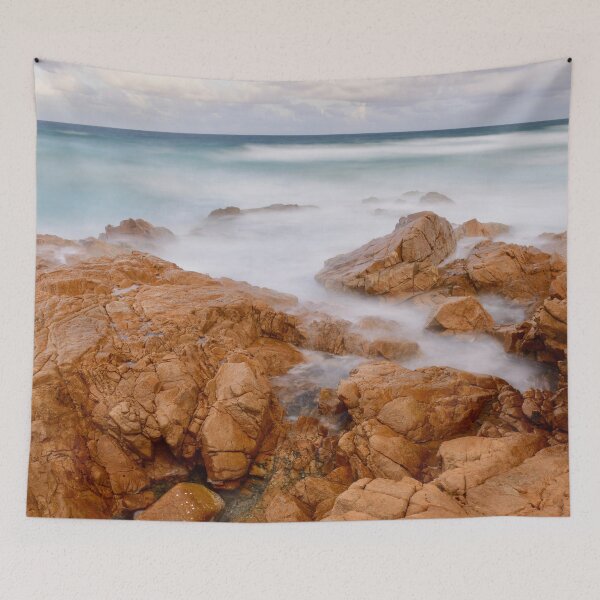 Item preview, The orange rocks of Coolum Beach designed and sold by photosbymia.