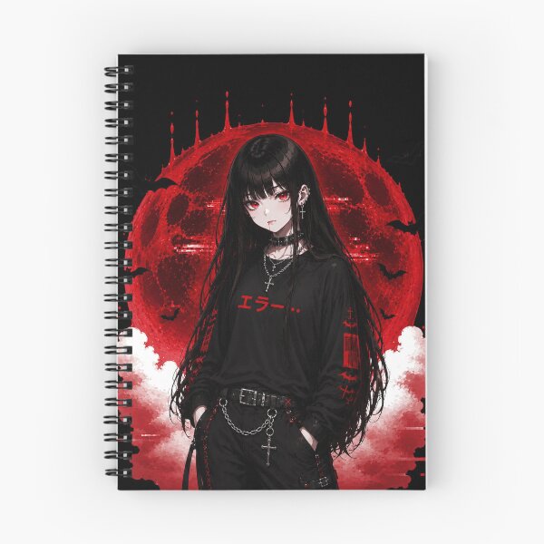 Item preview, Blood Moon Gothic Anime Vampire designed and sold by HeyChickasClubX.