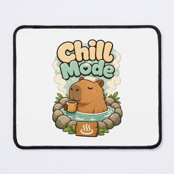 Item preview, Cute Chill Mode Capybara Hot Spring. designed and sold by Mr Lee.