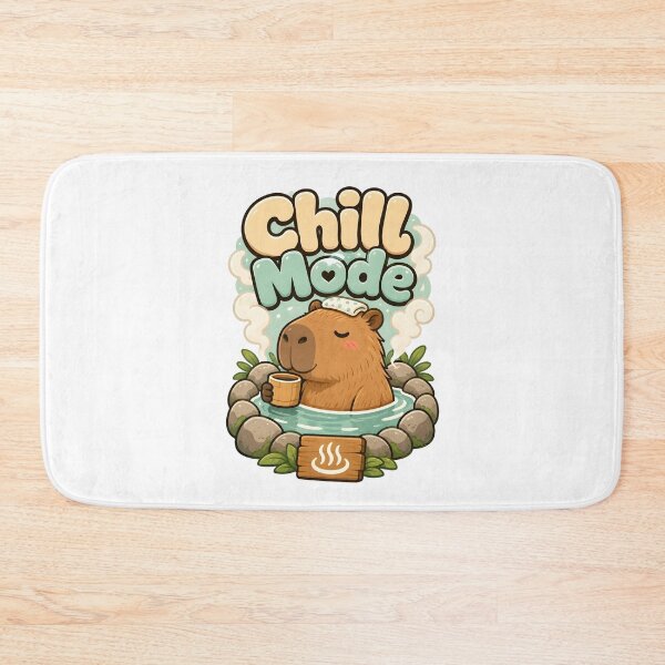 Item preview, Cute Chill Mode Capybara Hot Spring. designed and sold by Mr Lee.