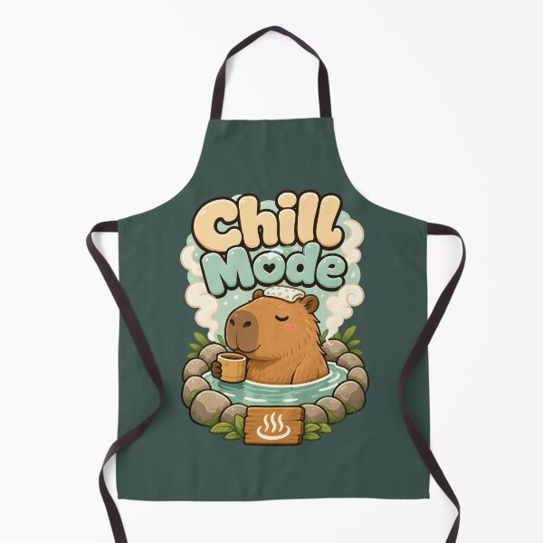 Item preview, Cute Chill Mode Capybara Hot Spring. designed and sold by Mr Lee.