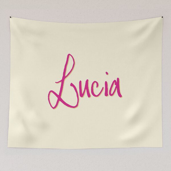 Item preview, LUCIA personalized type design designed and sold by CharlottePlaceArt.